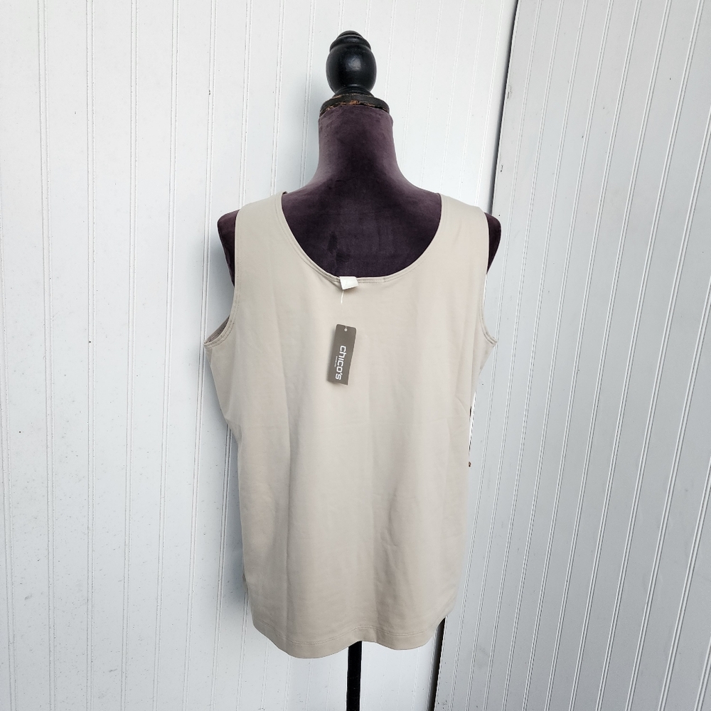 Nwt Chico's Microfiber Contemporary Basic Knit Ta… - image 5